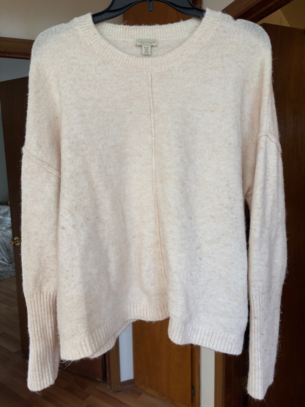 Soft Pale Cream Scoopneck Sweater